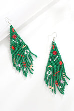 Load image into Gallery viewer, Christmas Beaded Earrings