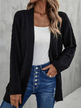 Load image into Gallery viewer, Warm Fall Mixed Knit Open Front Longline Cardigan