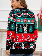 Load image into Gallery viewer, Christmas Button Down Cardigan