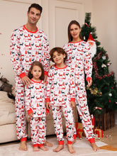 Load image into Gallery viewer, Full Size Reindeer Print Top and Pants Set