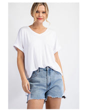 Load image into Gallery viewer, V-neck Short Sleeve Shirt