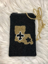 Load image into Gallery viewer, Beaded crossbody Phone Purse