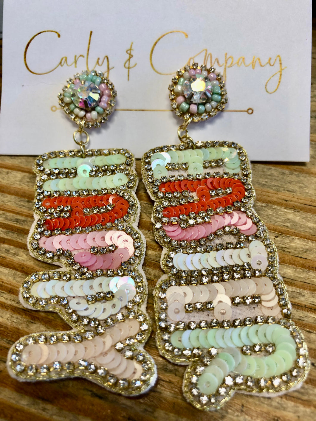 Easter Beaded Earrings