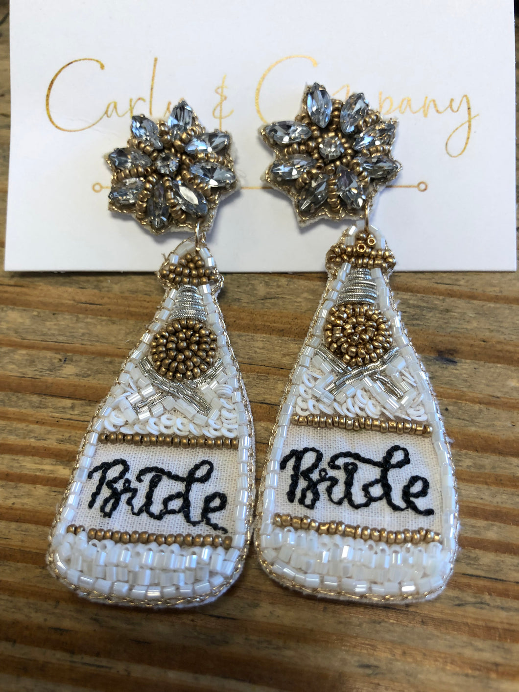 Bride Beaded Earrings