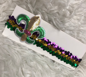 Mardi Gras Sequin Headbands