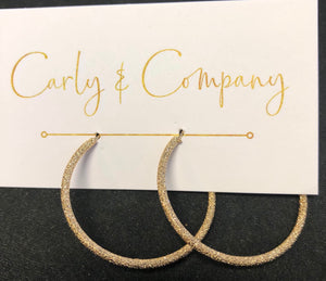 Worn Sliver and gold hoops